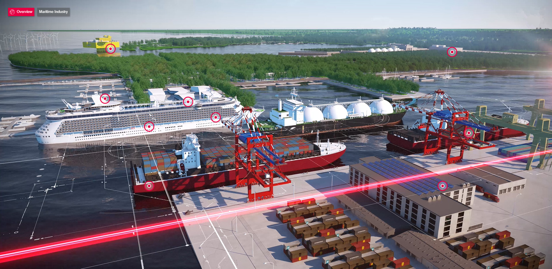 Våre løsninger for maritim industri